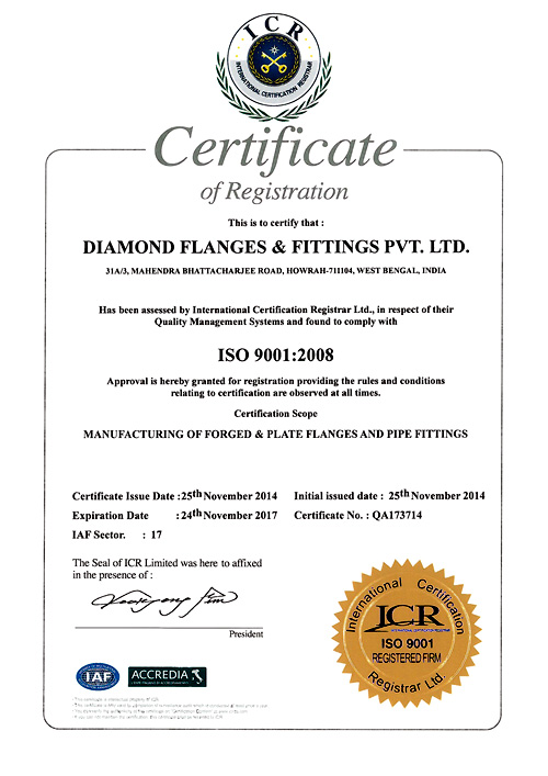 Diamond Flanges & Fittings Pvt. Ltd. Flanges, Flange Carbon Steel