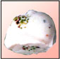 Made of channa with rose water inside.
