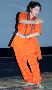 kathak dancer