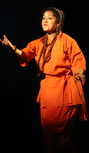 kathak dancer