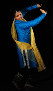 kathak dancer