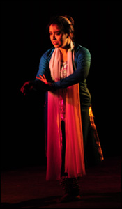 kathak dancer