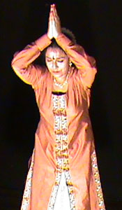 kathak dancer