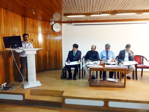 Dr mukherjee as Faculty at IKDRC Ahmedabad , Feb 2014