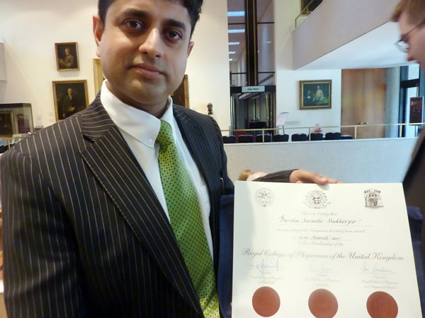 Showcasing the Membership of Royal College of Physicians of the United Kingdom.