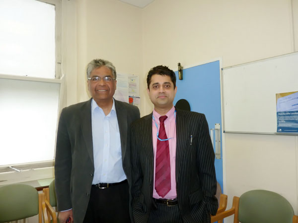 With Prof Dr Magdi Yaqoob , the Doyen of Nephrology at Royal London Hospital