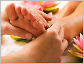 Aroma Therapy Foot Massage for Muscle Relaxation 