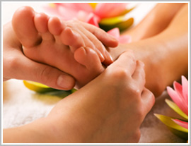 Aroma Therapy Foot Massage for Muscle Relaxation